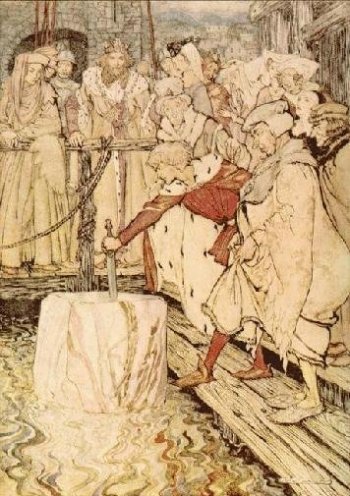 Galahad estrae la spada
