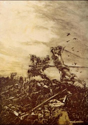 Combattimento di Artù e Mordred