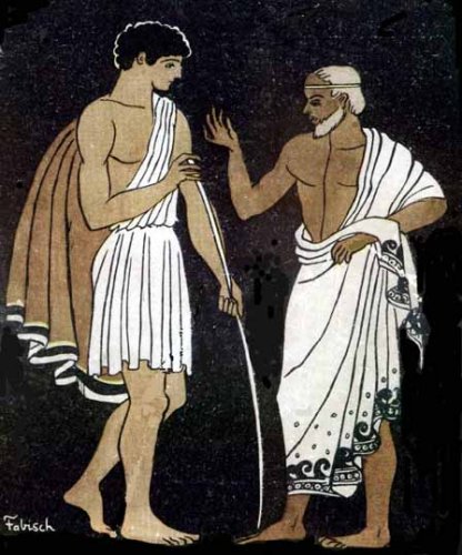 Telemaco e Mentore