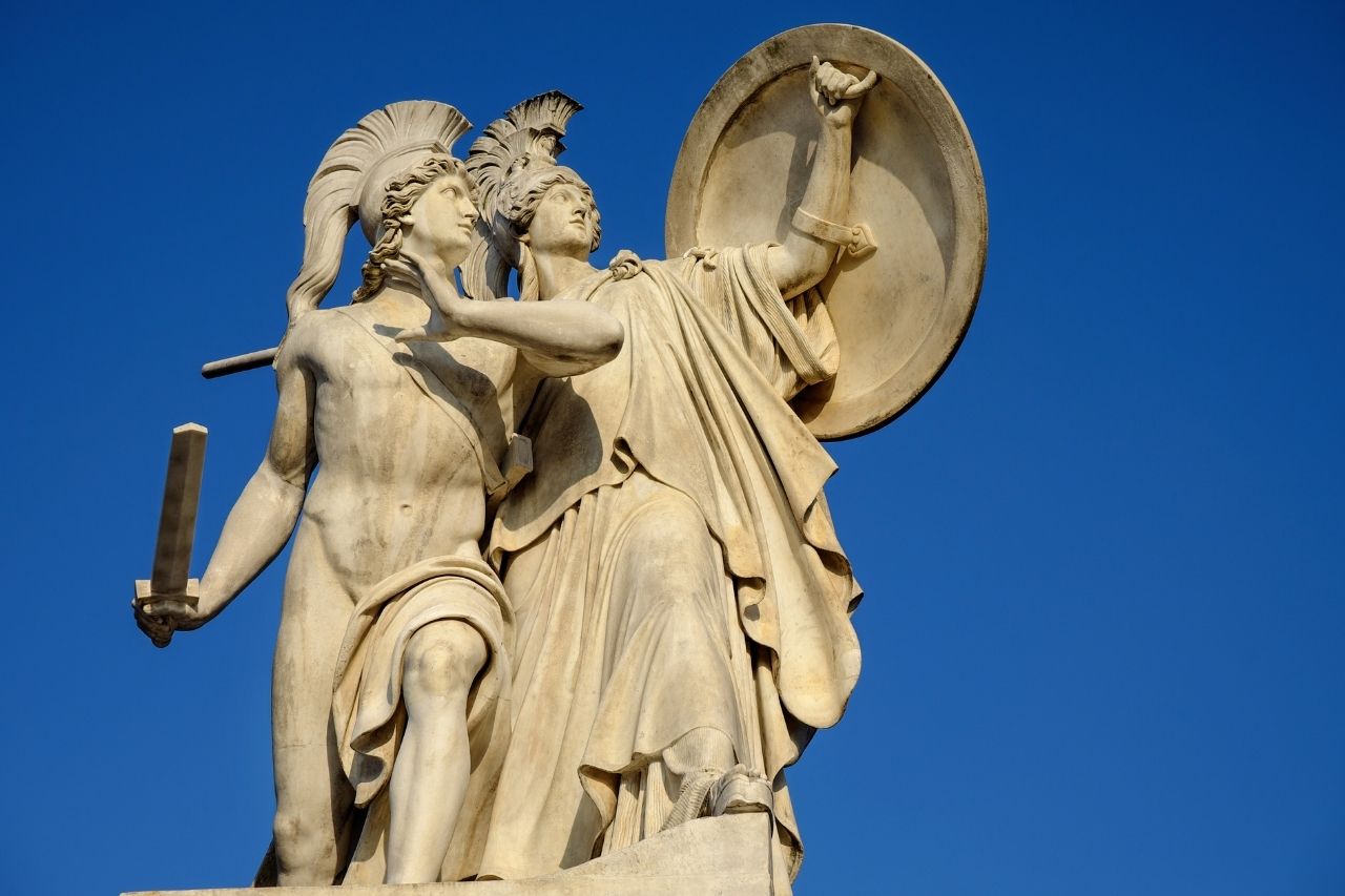 Statua di Ares e Atena