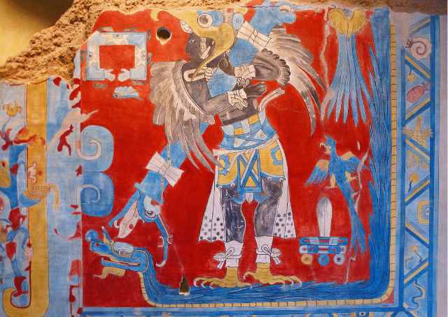 Immagine di Xolotl, dio azteco del fulmine