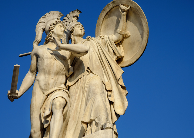 Statua di dèi greci