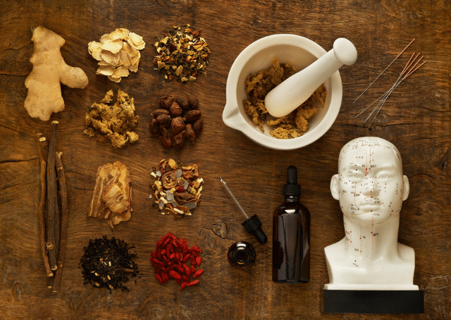 Statua di Shennong e della medicina tradizionale cinese