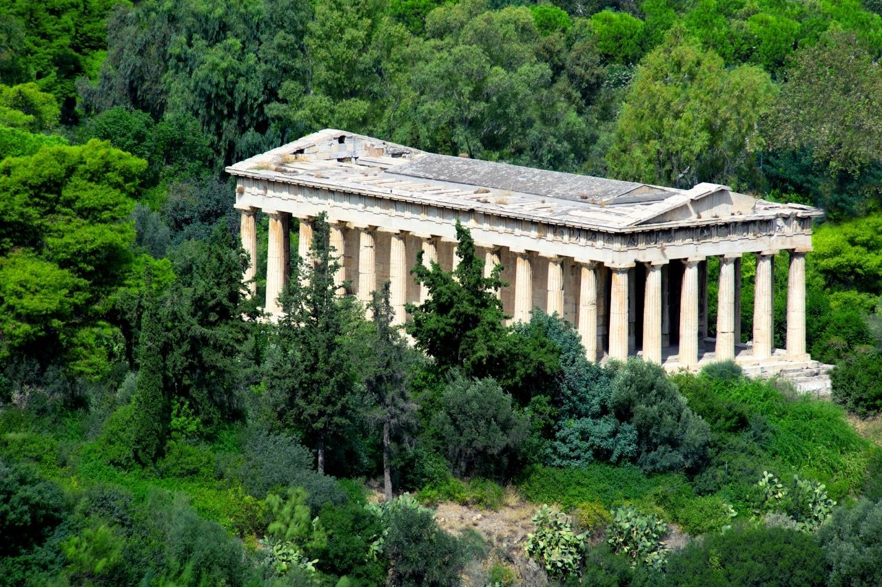 Il tempio di Efesto, il dio greco del fuoco e della forgia