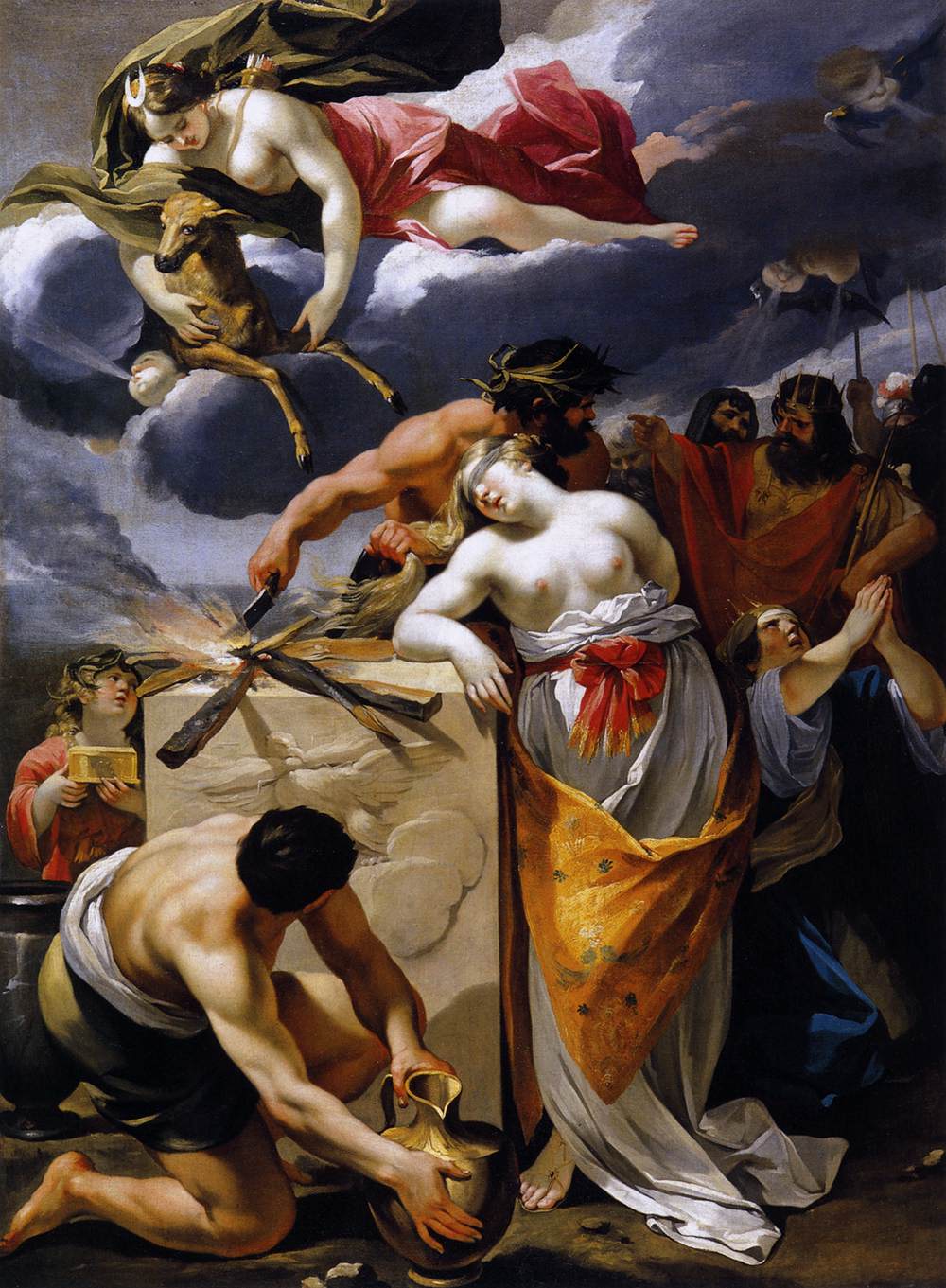Dipinto del sacrificio di Ifigenia