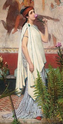 Dipinto di una donna greca di Lawrence Alma-Tadema