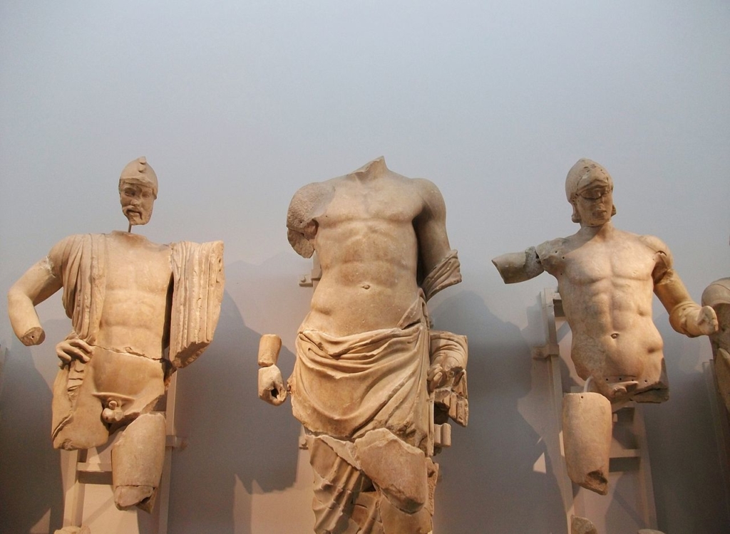 Estatuas griegas antiguas oda olímpica 1