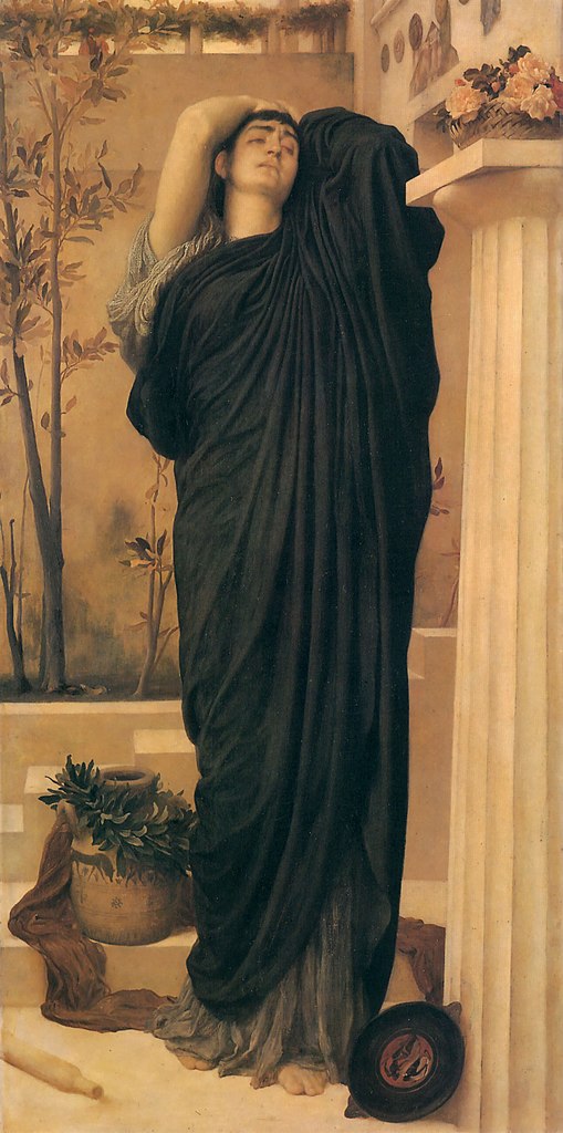 Elettra alla tomba di Agamennone di Frederic Leighton