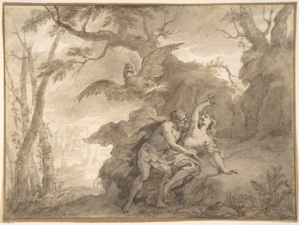 Illustrazioni alle Metamorfosi di Ovidio - Giove e Io
