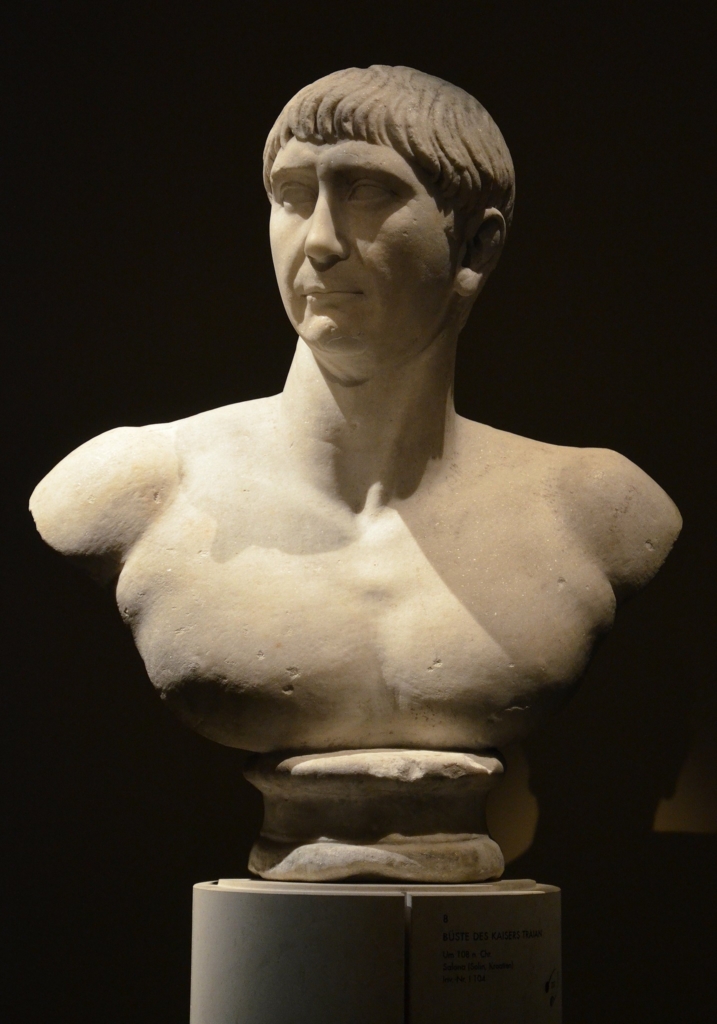 Busto dell’imperatore romano Traiano