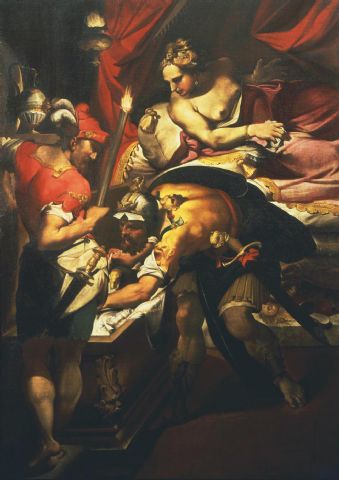 Pittura del banchetto di Tieste