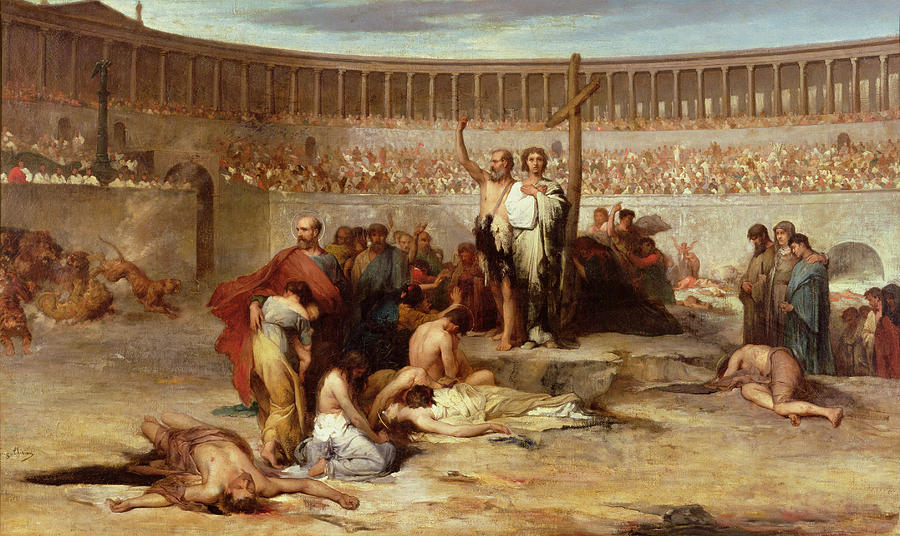 Dipinto Trionfo della Fede di Eugene Thirion