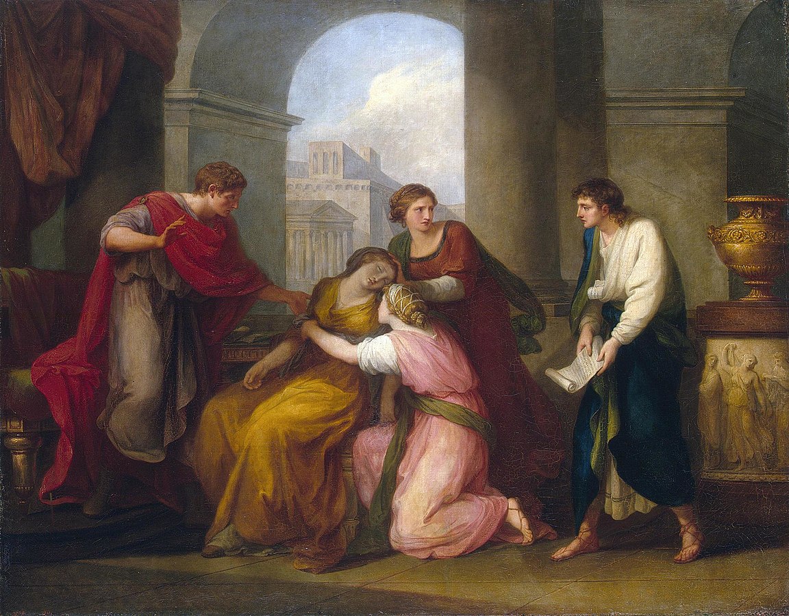 Virgilio che legge l’Eneide ad Augusto e Ottavia