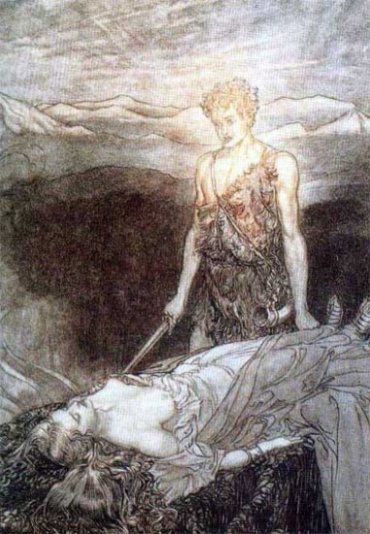 Sigurd e la dormida Brynhild