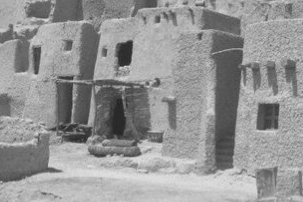 Casa egizia antica archeologica