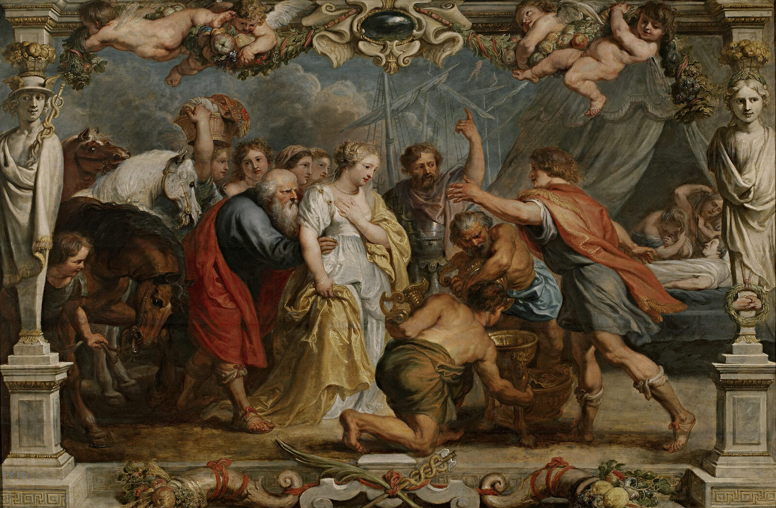 Briseide restituita ad Achille - opera che raffigura il ritorno di Briseide dopo la morte di Patroclo