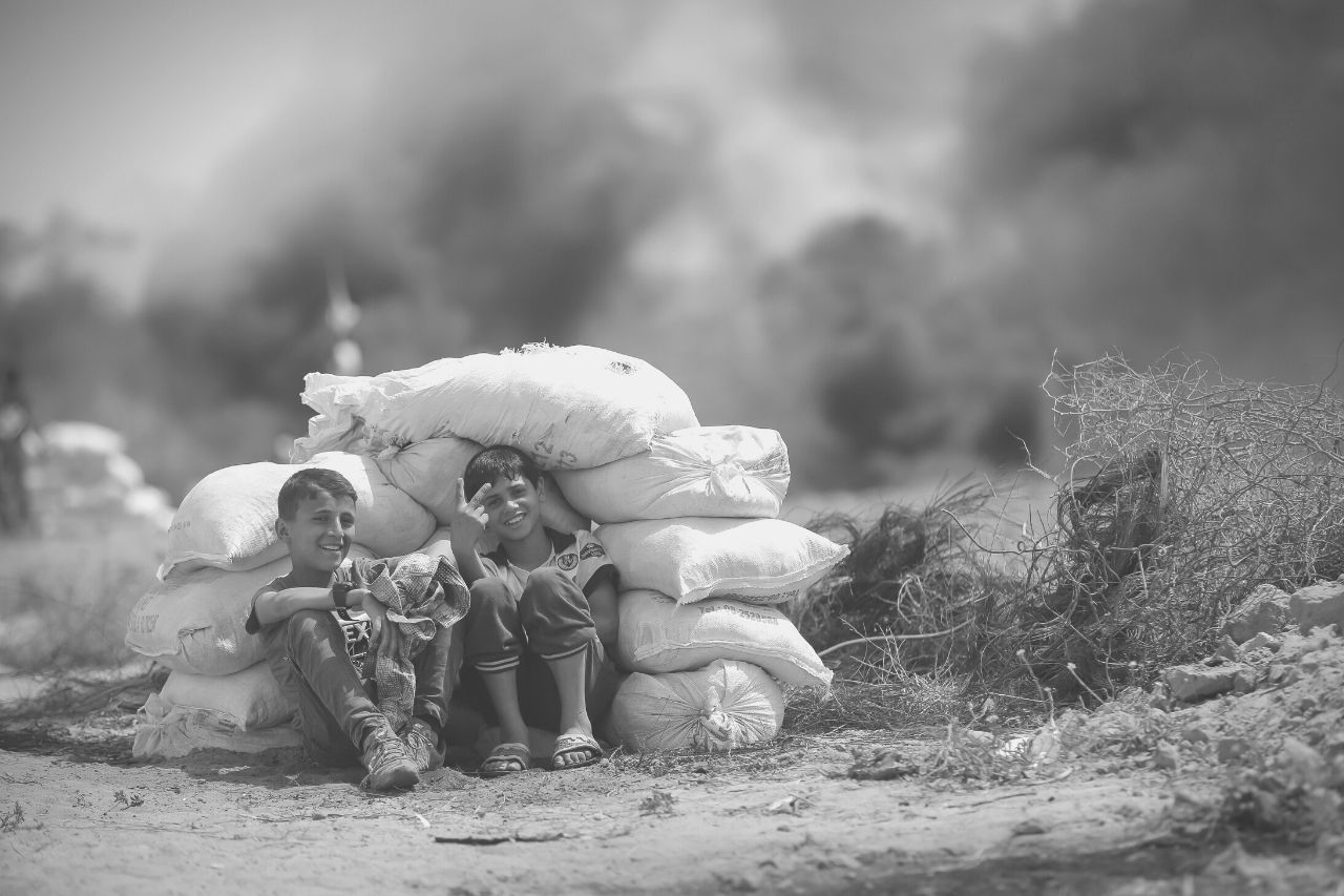 Bambini nella Striscia di Gaza