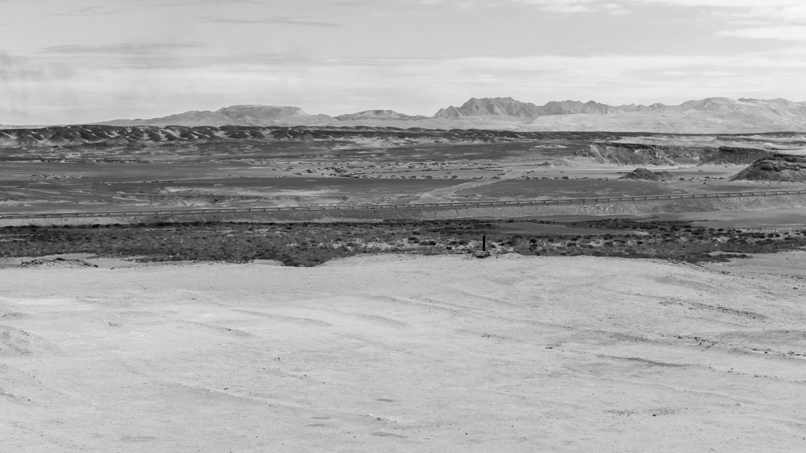 Paesaggio del deserto orientale in Egitto