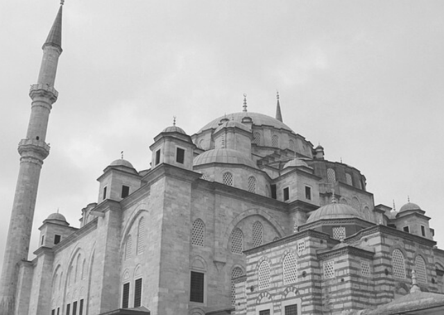 Esterno di un monastero islamico o zawiya