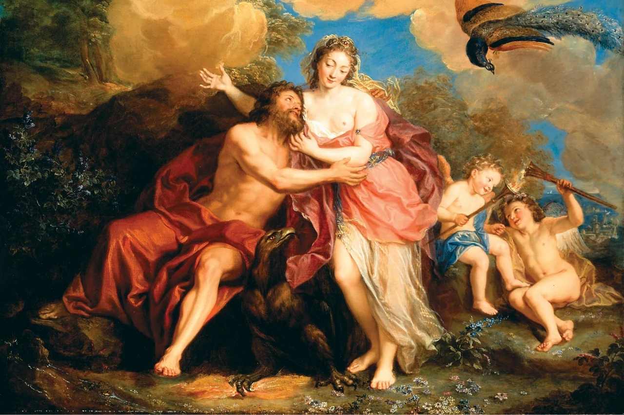 Il dio greco della pioggia, del tuono e dei cieli: Zeus