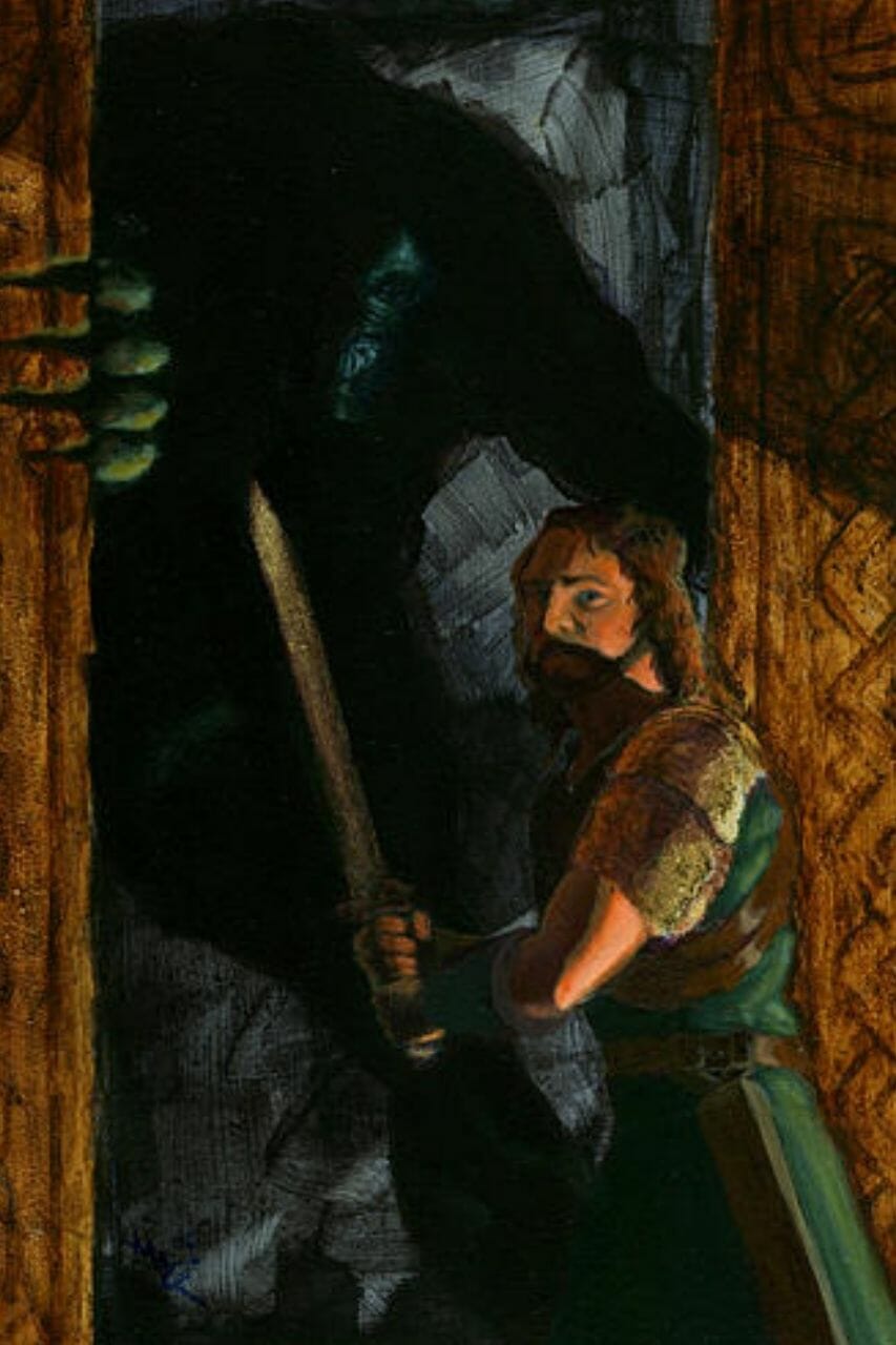 Grendel come il mostro malvagio in Beowulf