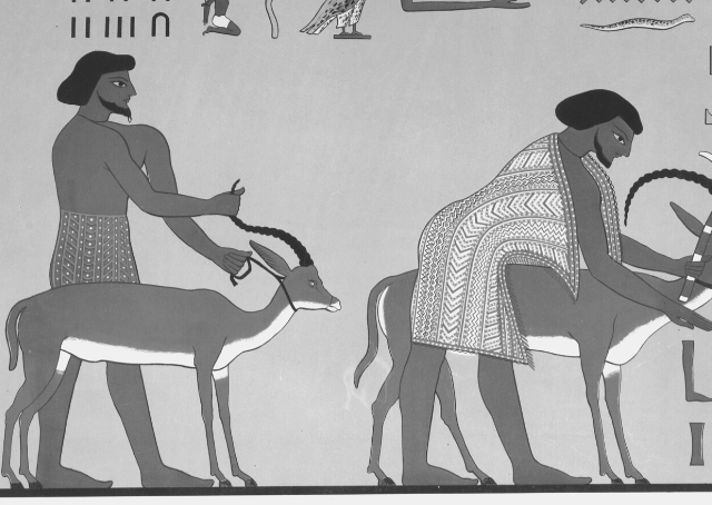 Immagine di contadini dell'antico Egitto