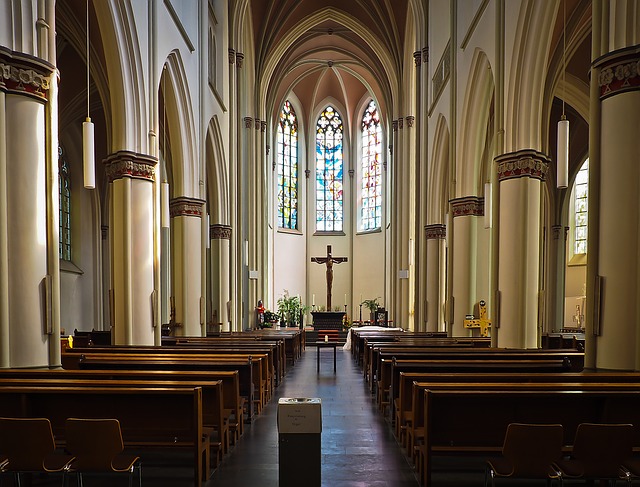 Interno di una chiesa cattolica siriaca