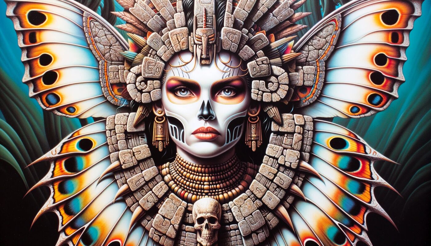 Itzpapalotl, dea farfalla: la dea caduta della mitologia azteca