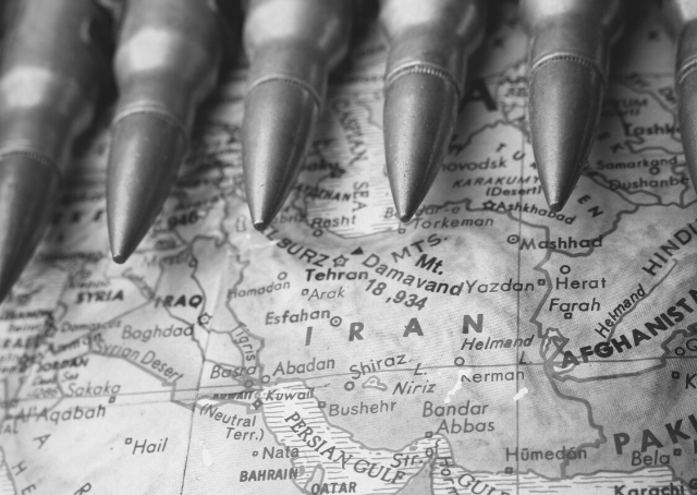Mappa di Iran e Iraq