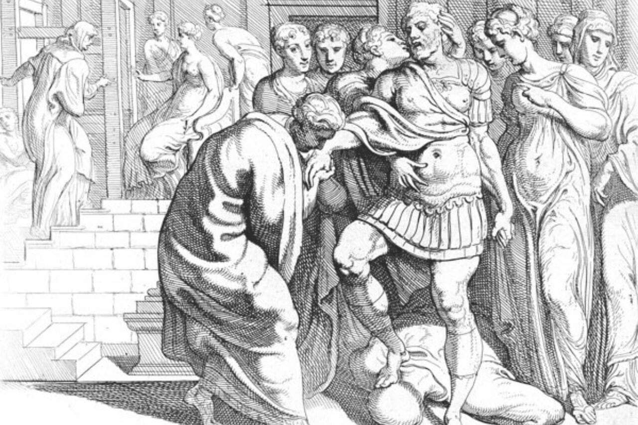 Melanzio e Odissea mitologia greca