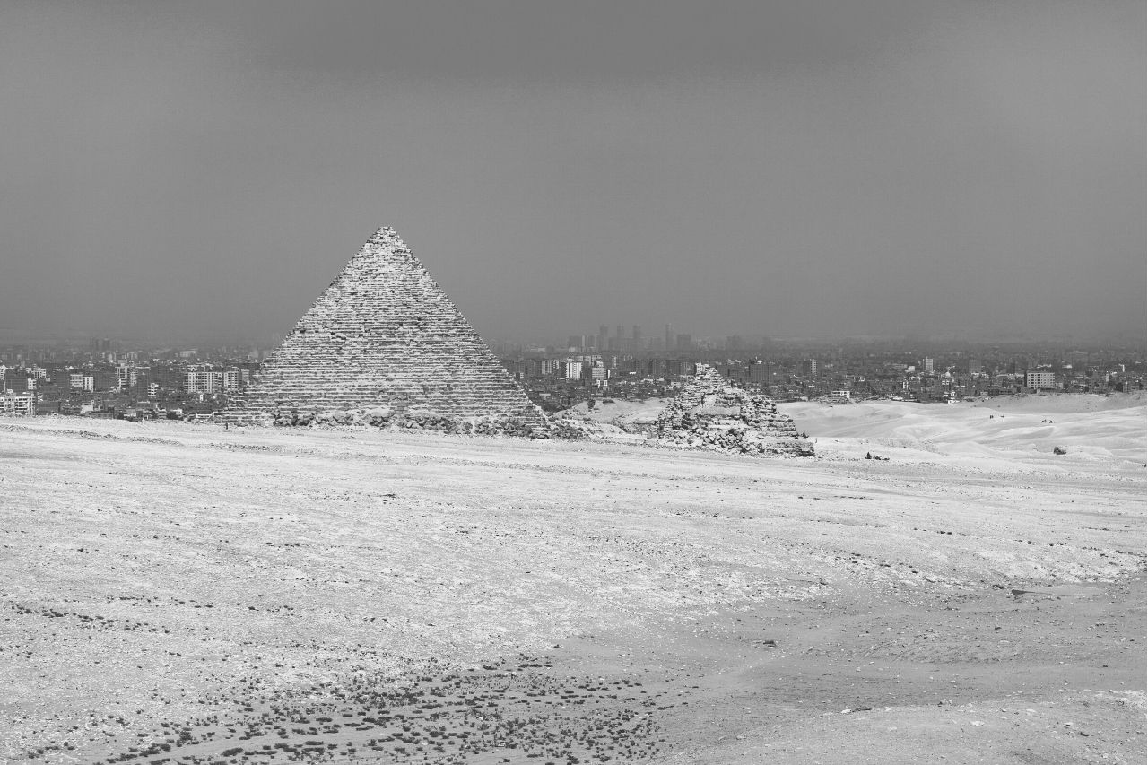 Piramide di Micerino in Egitto