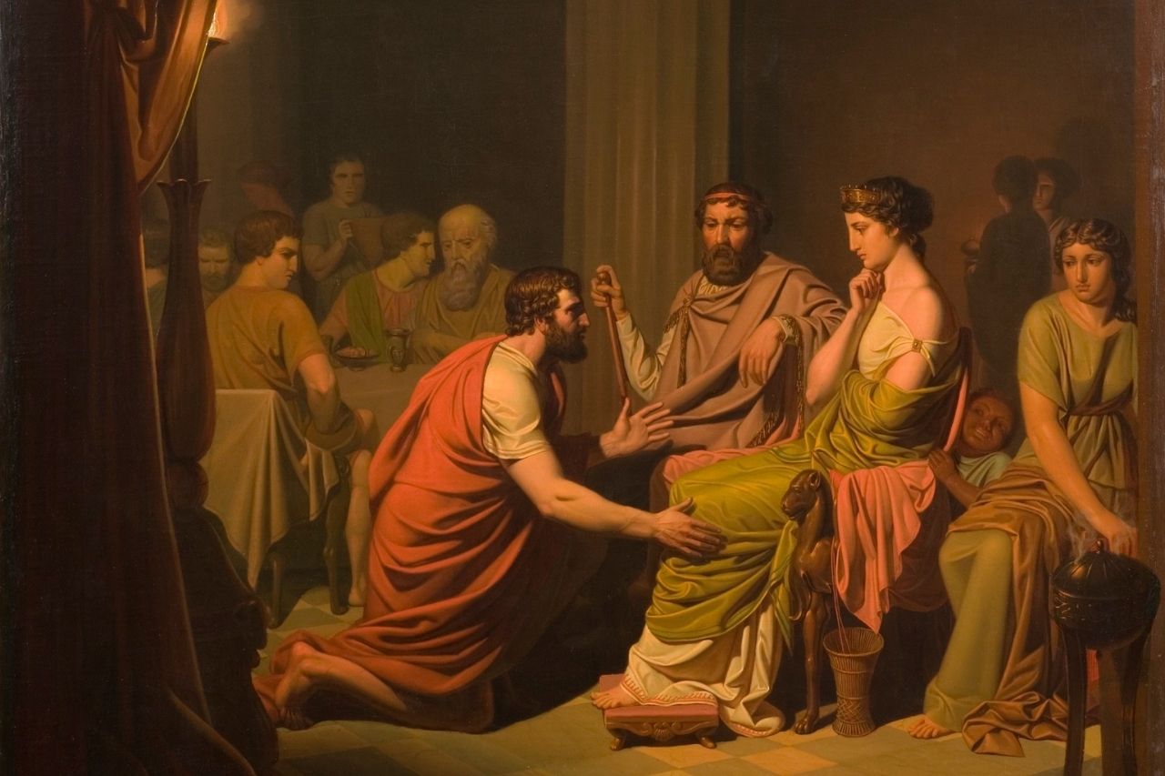 Odisseo e i Feaci — l’eroe greco che racconta la sua storia