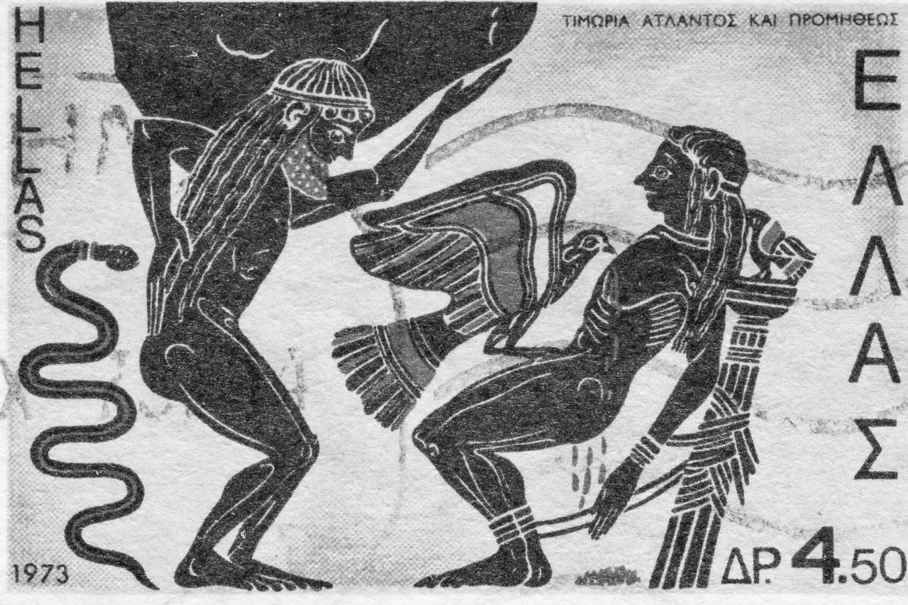 Prometeo e Zeus nella cronologia della mitologia greca