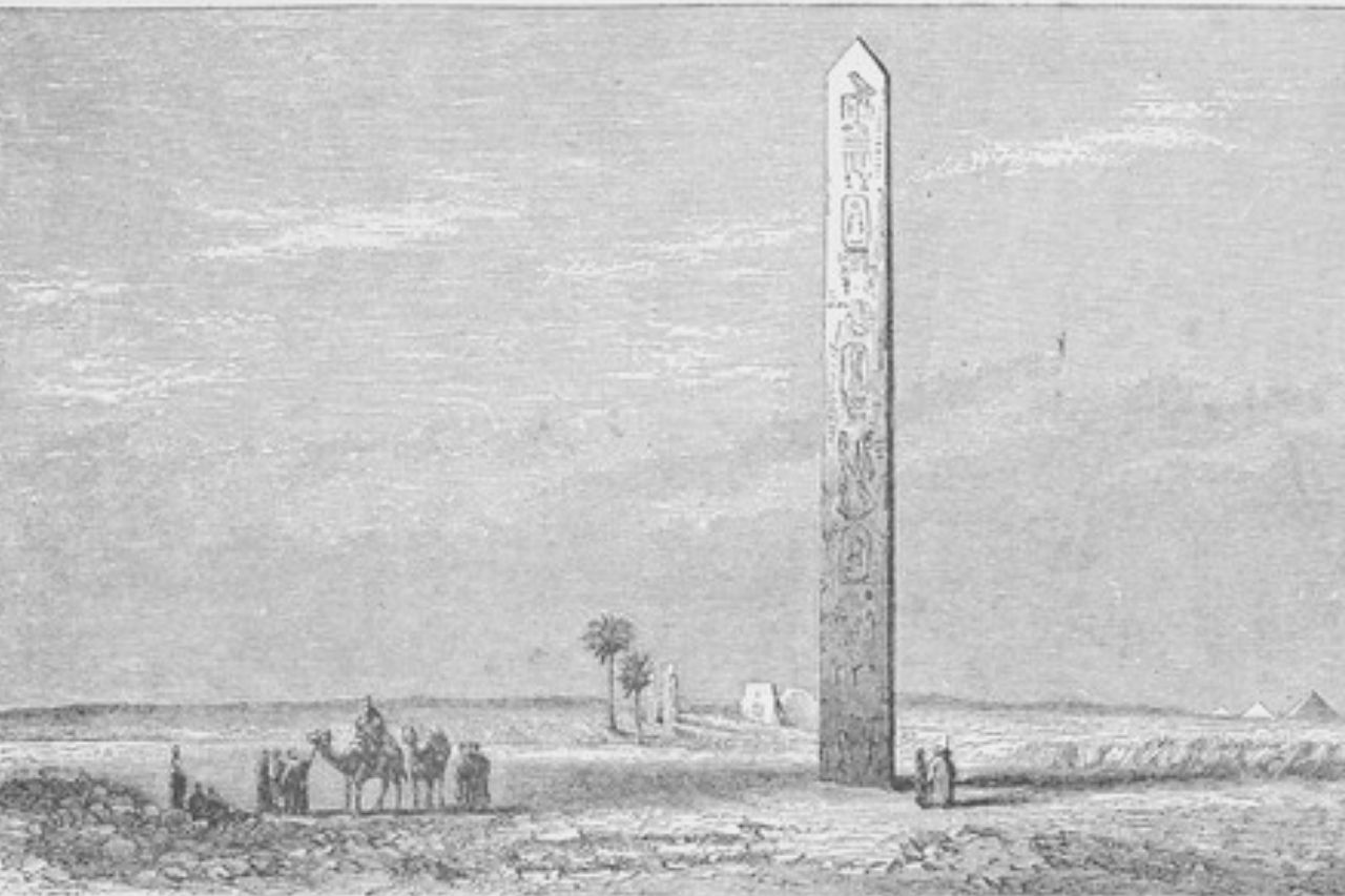 Il disegno dell’obelisco di Senusret