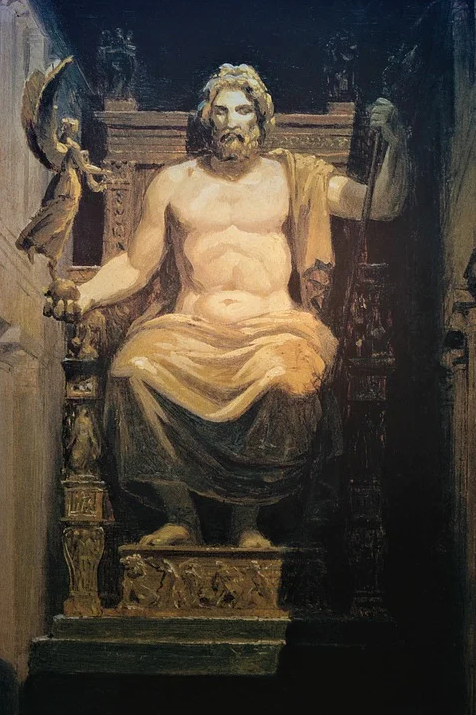 Nyx e Zeus - la dea della notte che Zeus temeva